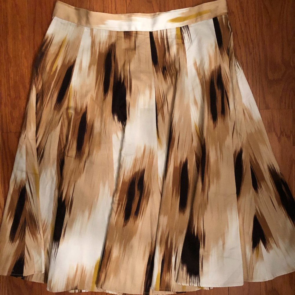 NWT Grace Tan and Cream Summer Skirt